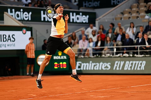 Alexander Zverev plays against Casper Ruud
